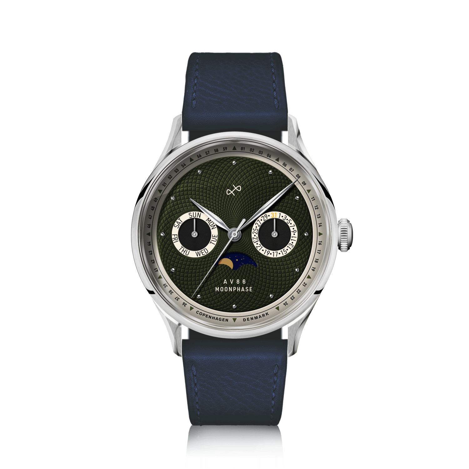 1968 Moonphase, Steel / Green