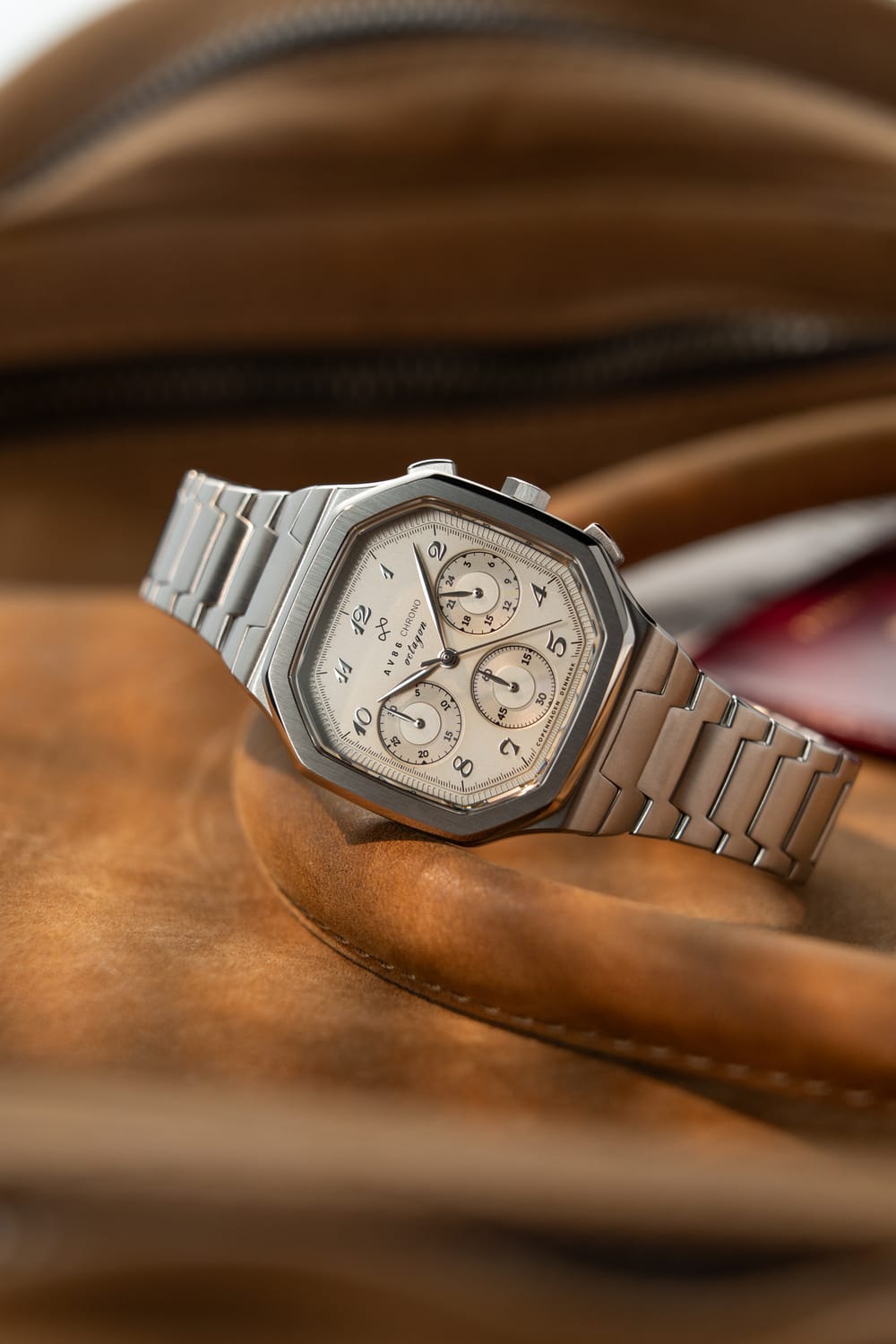 1904 Chrono、スチール / オフホワイト | 無料刻印 | AV86