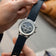1564 Chronodate Automatic, Steel / Blue