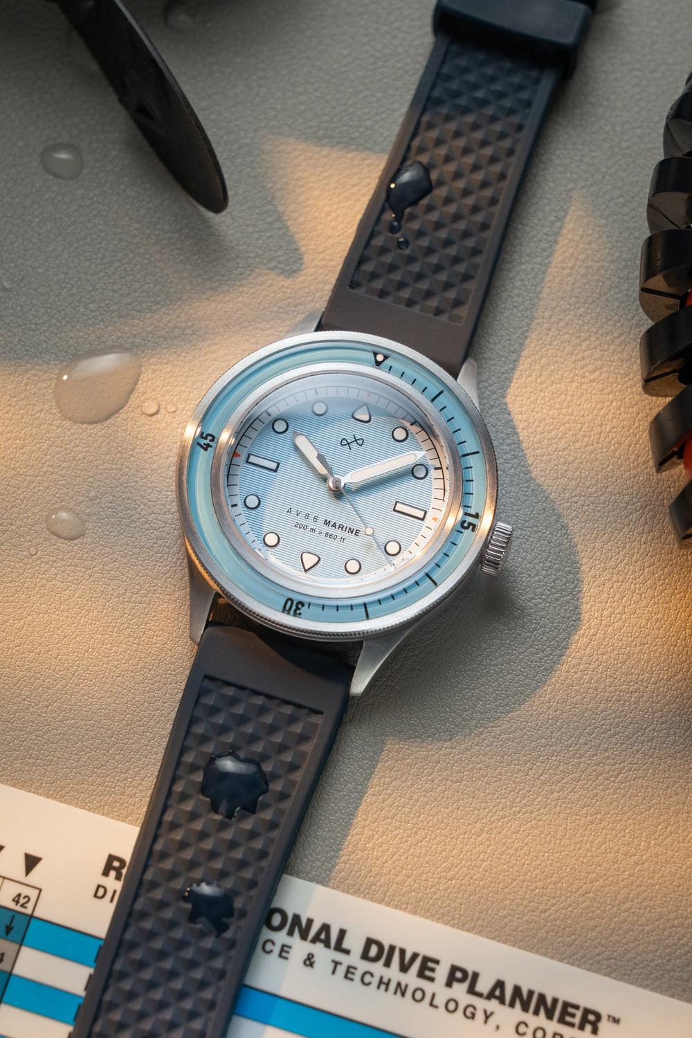 1956 Marine, Steel / Light Blue