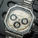 1904 Chronograph, Steel / Off White & Black