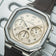1904 Chronograph, Steel / Off White