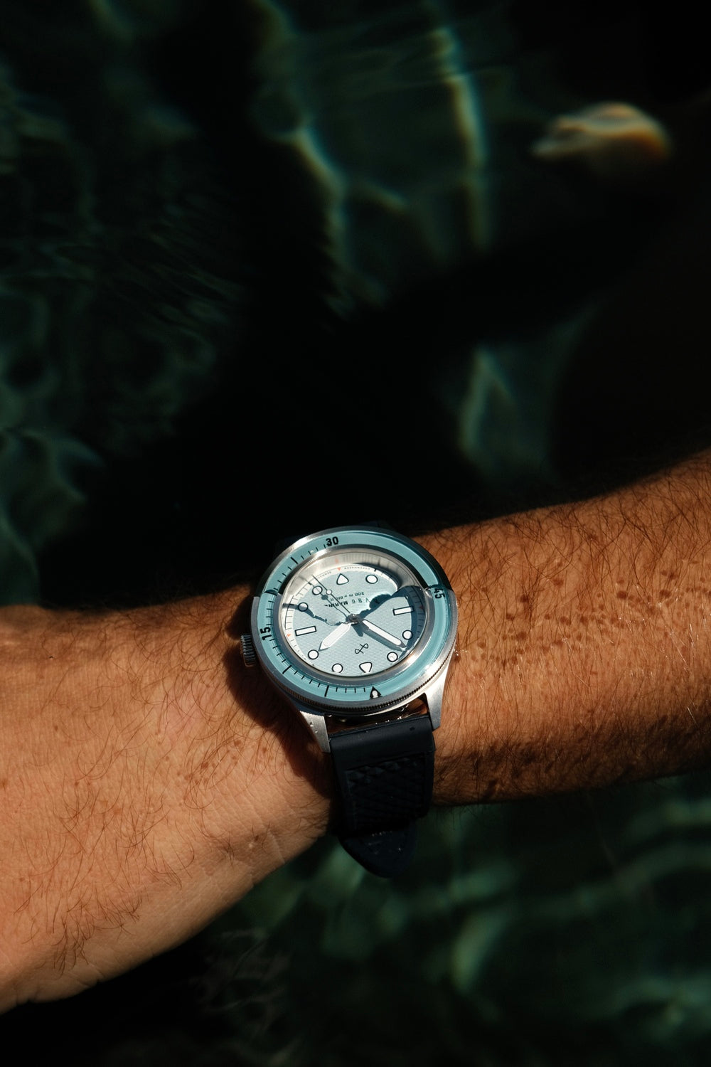 1956 Marine, Steel / Light Blue