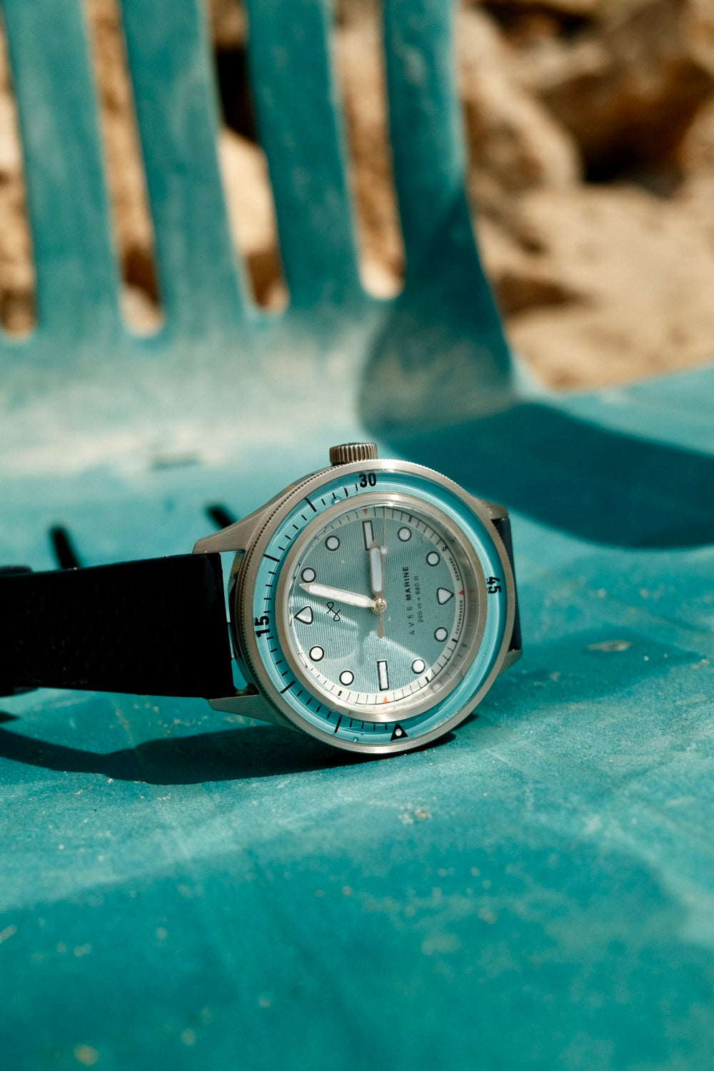 1956 Marine, Steel / Light Blue