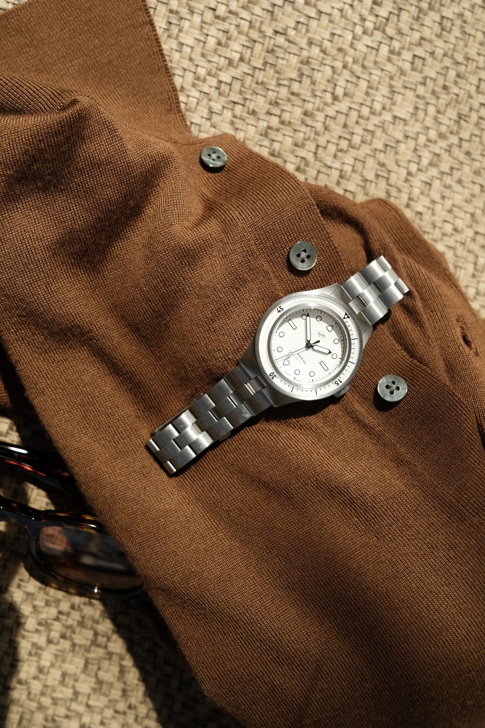 1956 Marine, Steel / White | 無料刻印 | AV86