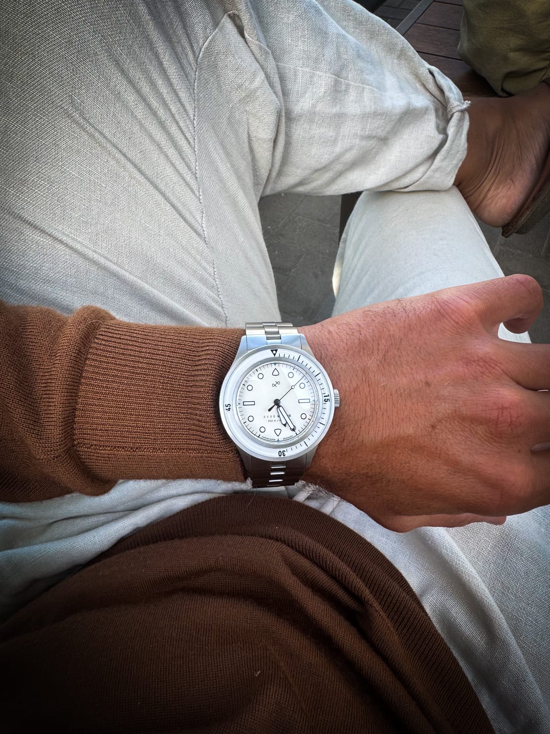 1956 Marine, Steel / White | 無料刻印 | AV86
