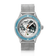 Modèle Earthrise WWF Partnership, Automatique / Édition 2026 par AV86, doté d'un bracelet en maille d'acier inoxydable et d'un cadran avec un Design sur le thème de la Terre.