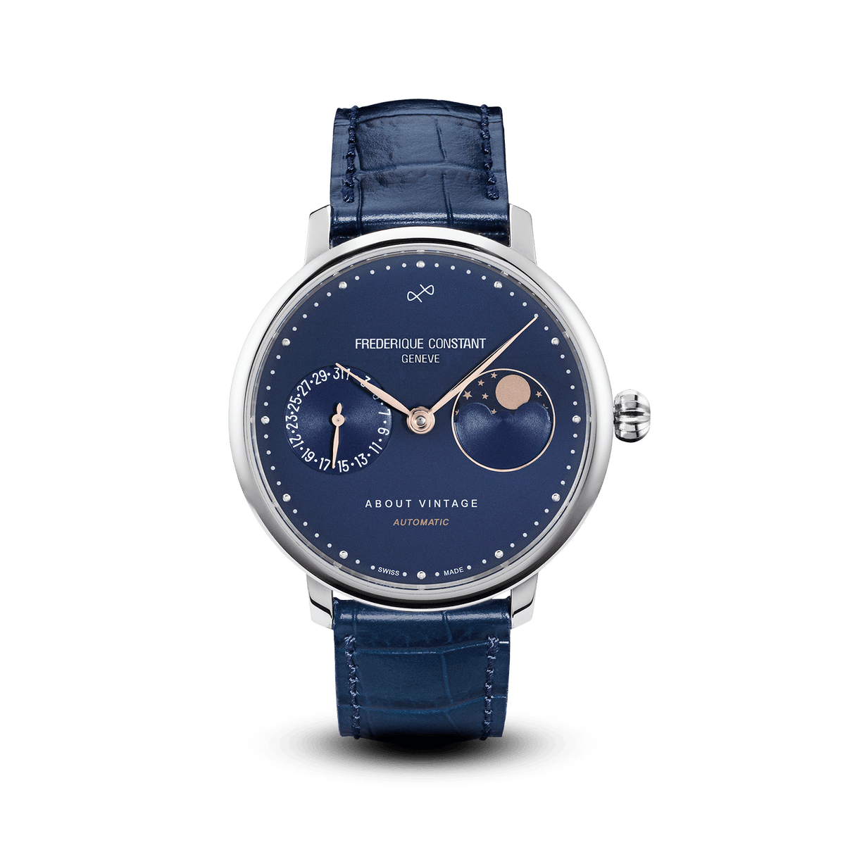 ヴィンテージ SWISS WATCH ムーンフェイズ ローマン 80年代 1988 Moonphase, Limited Edition | Free engraving | AV86
